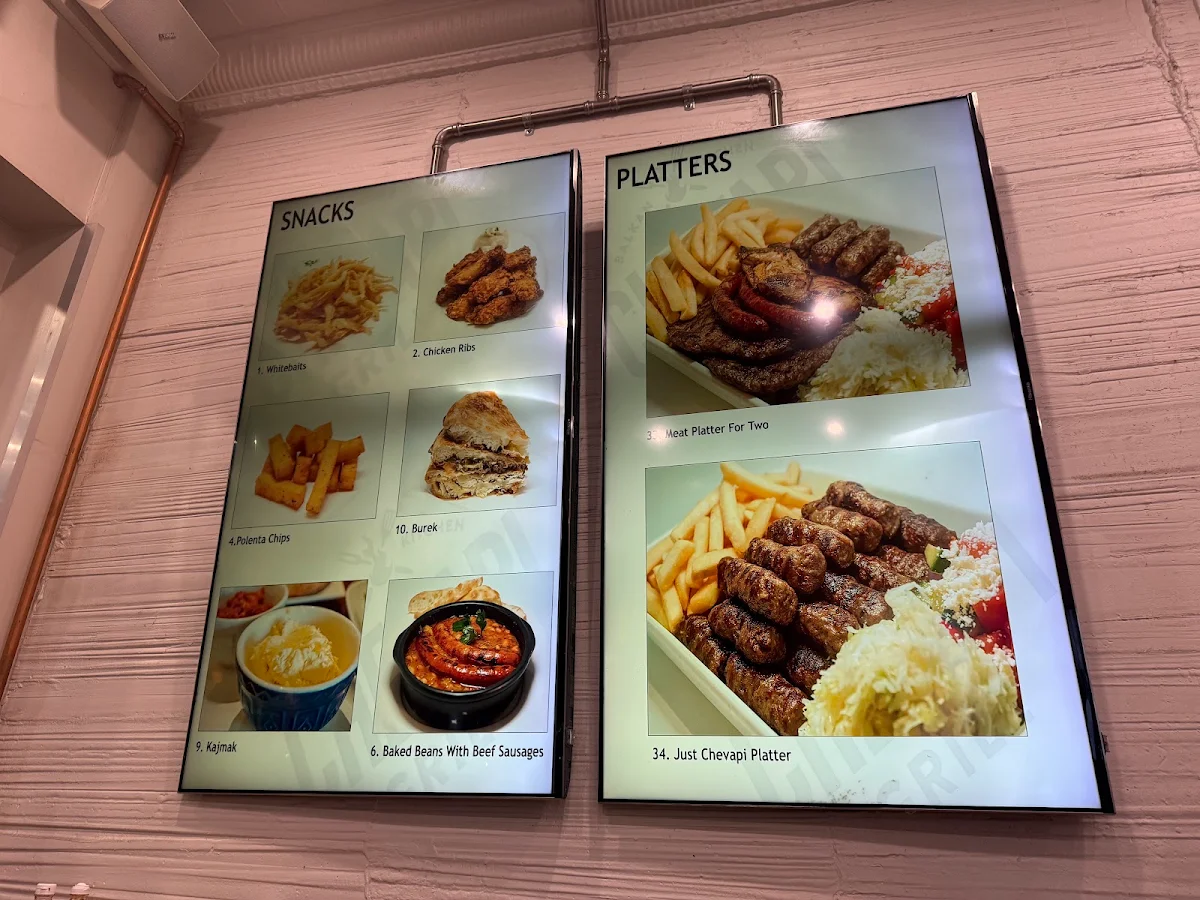 Menu, Chevapi Grill Balkan Kitchen