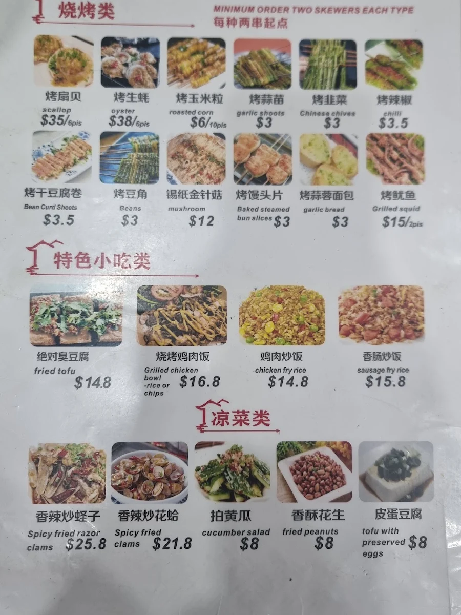 Menu, iSkewer