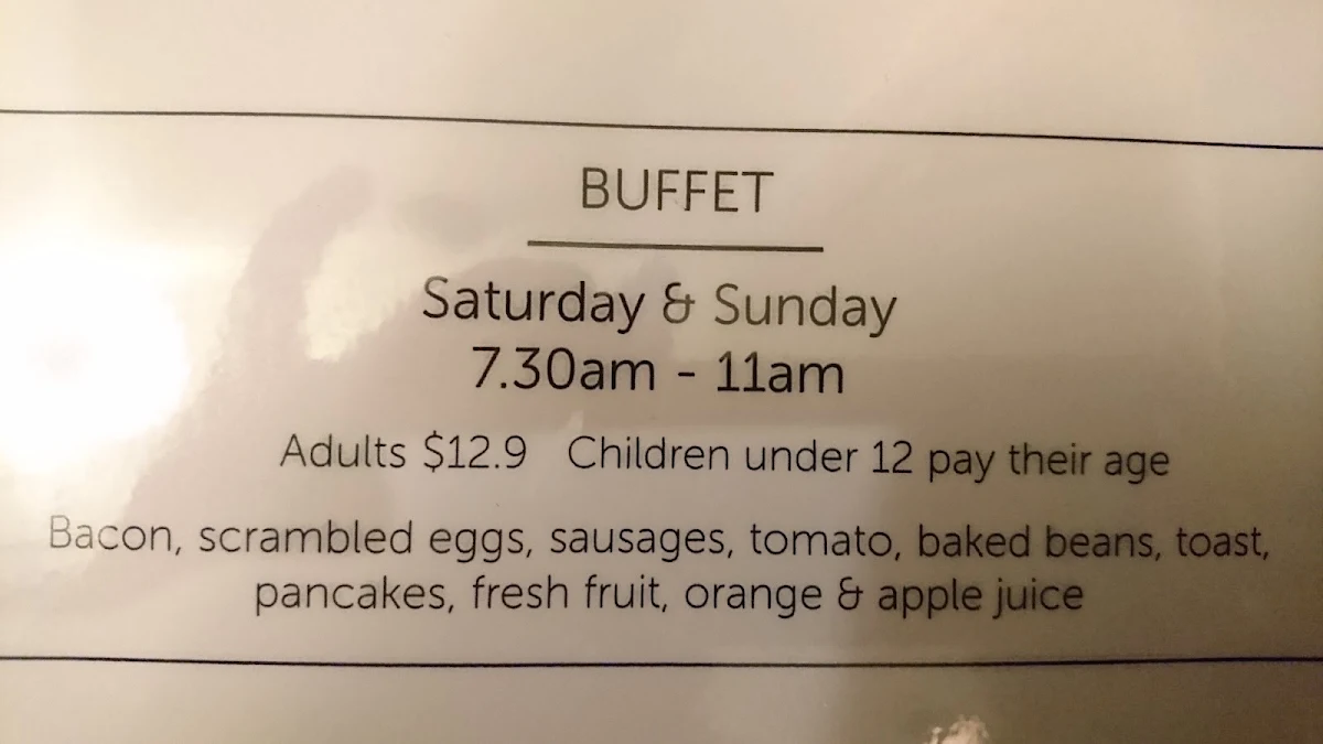 Menu, Lawnton Coffee Shop