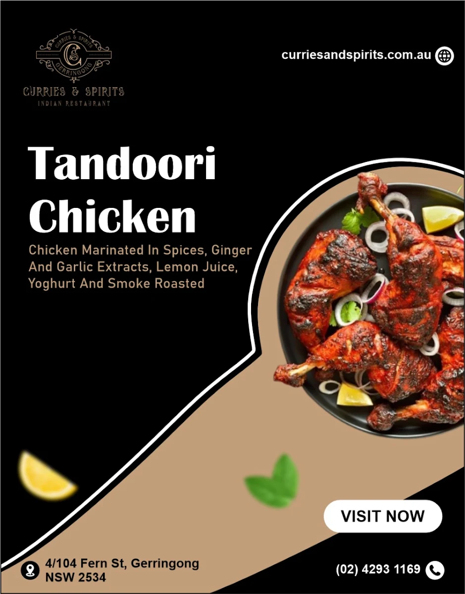 Menu, Curries & Spirits