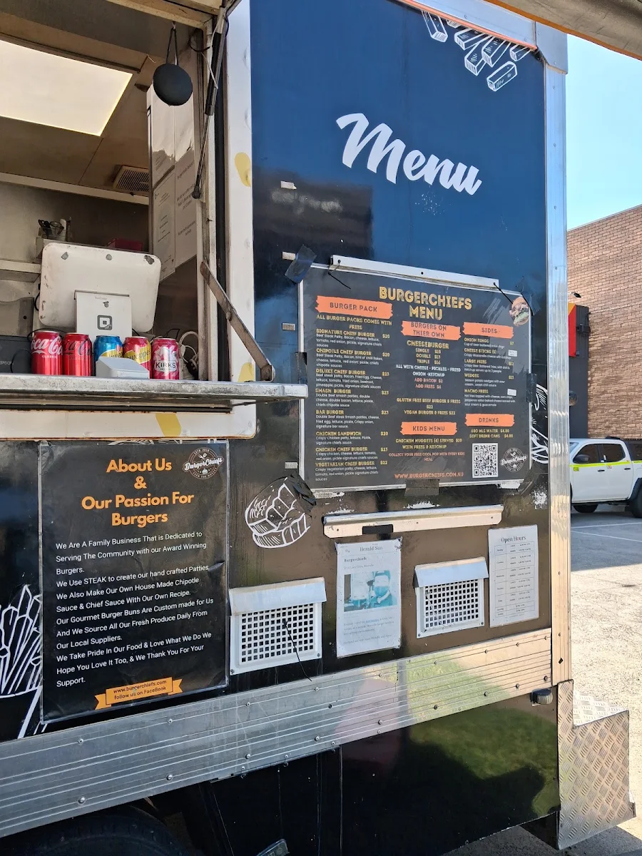 Menu, Burgerchiefs