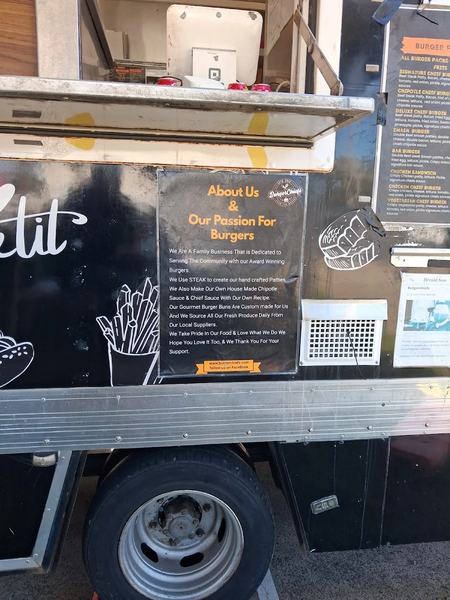Menu, Burgerchiefs