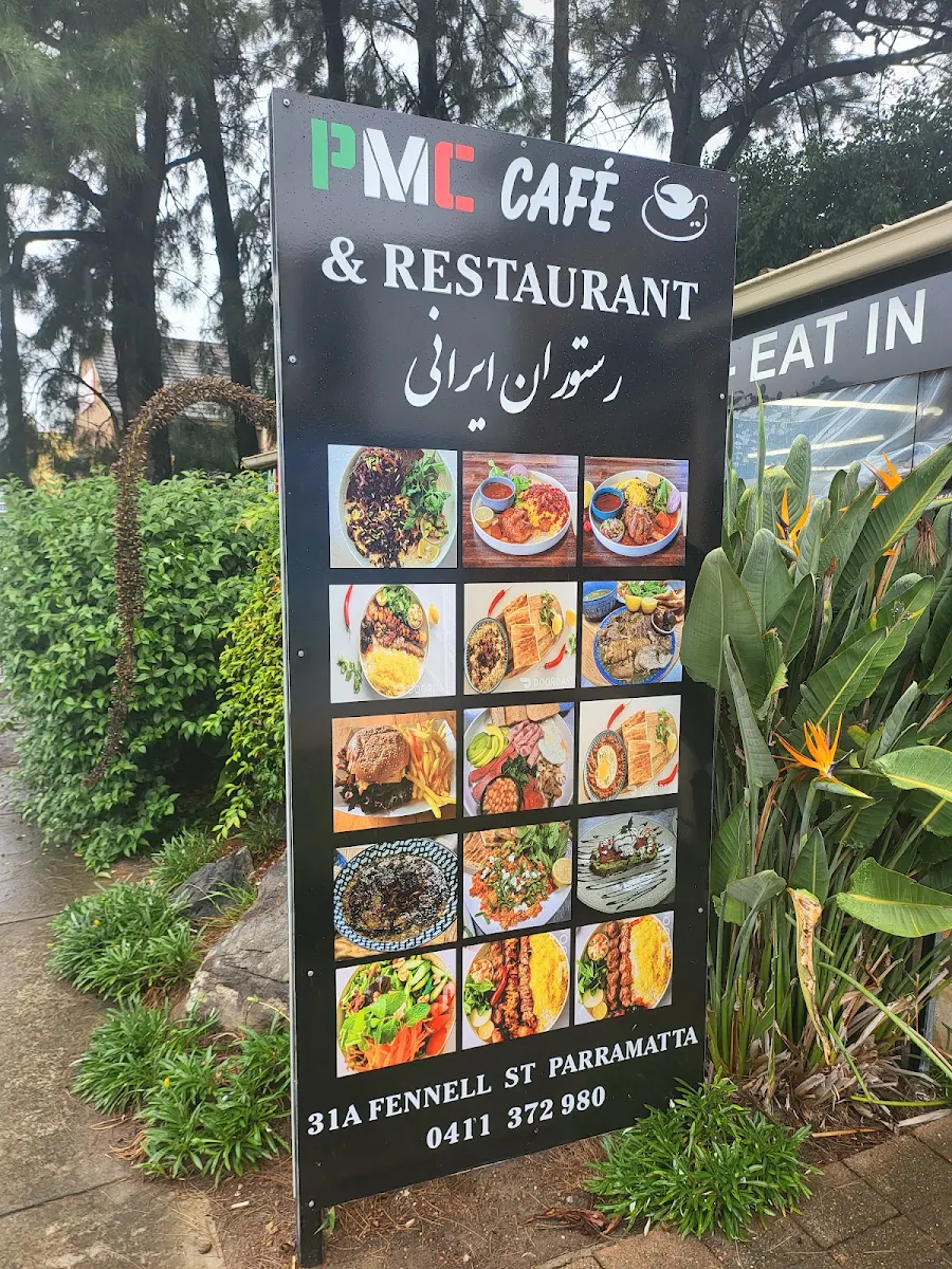 Menu, PMC Persian Restaurant & Cafe