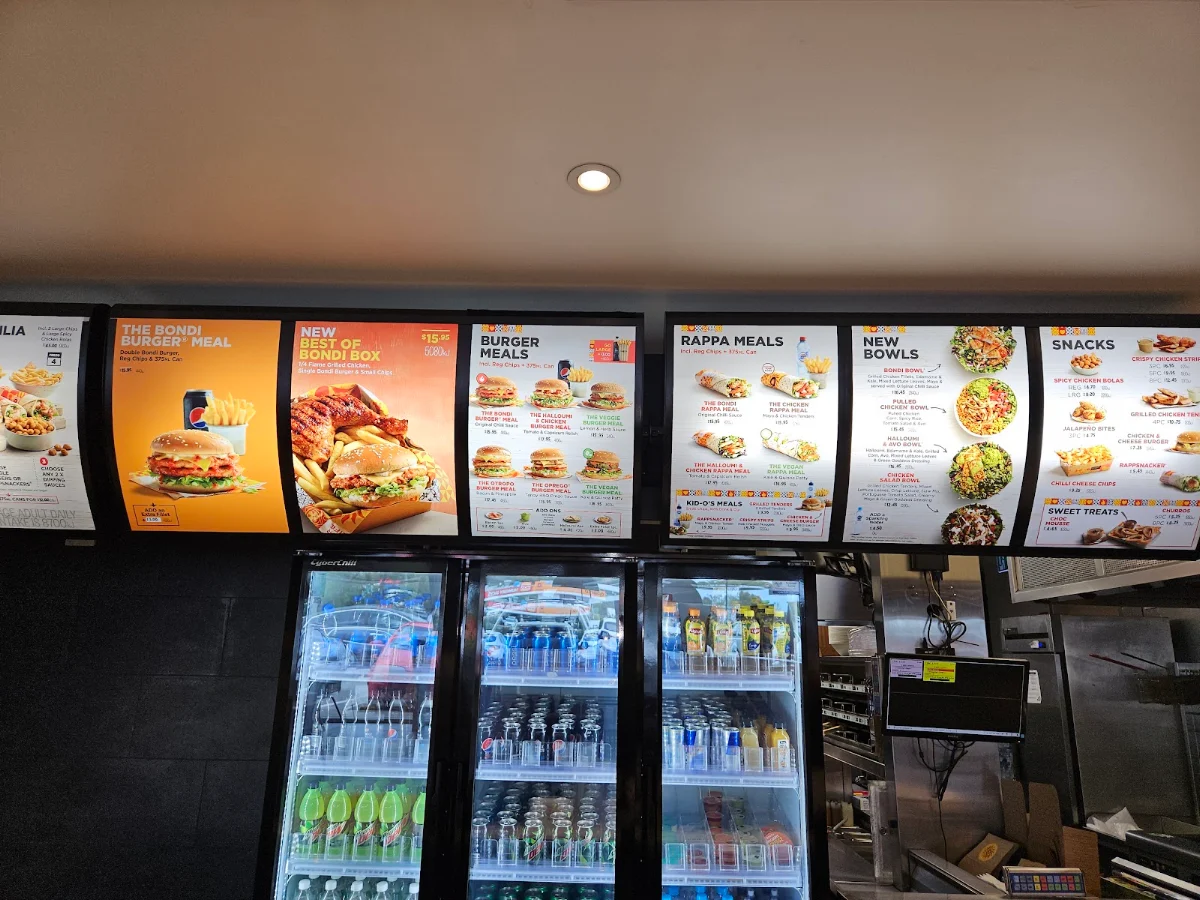 Menu, Oporto Little River Melbourne Bound