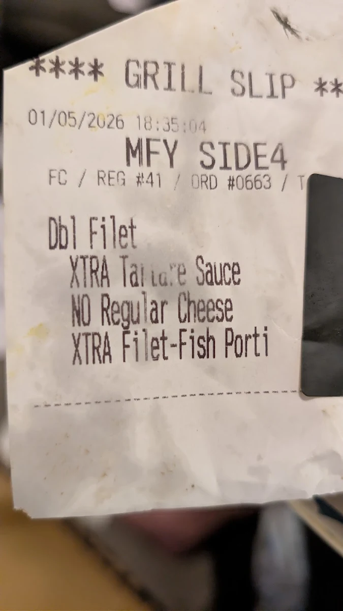 Menu, McDonald's Nerang