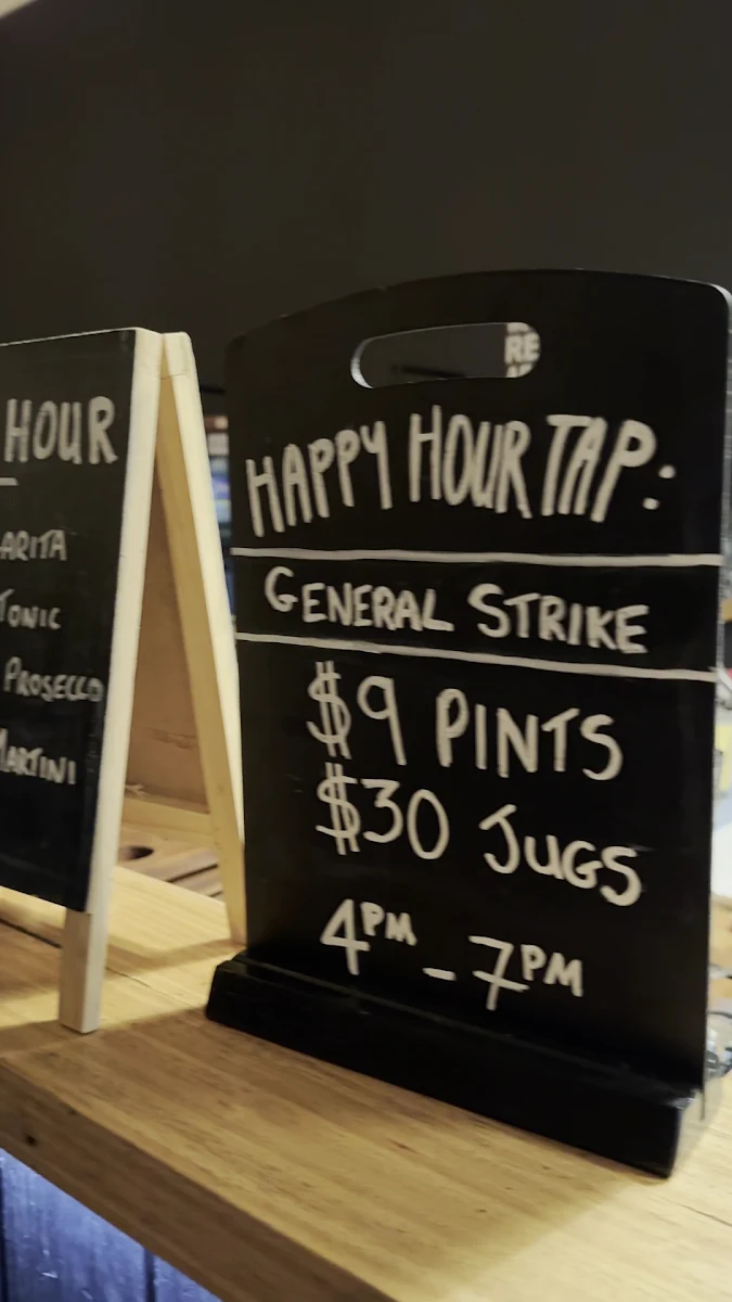 Menu, Twang Brewing