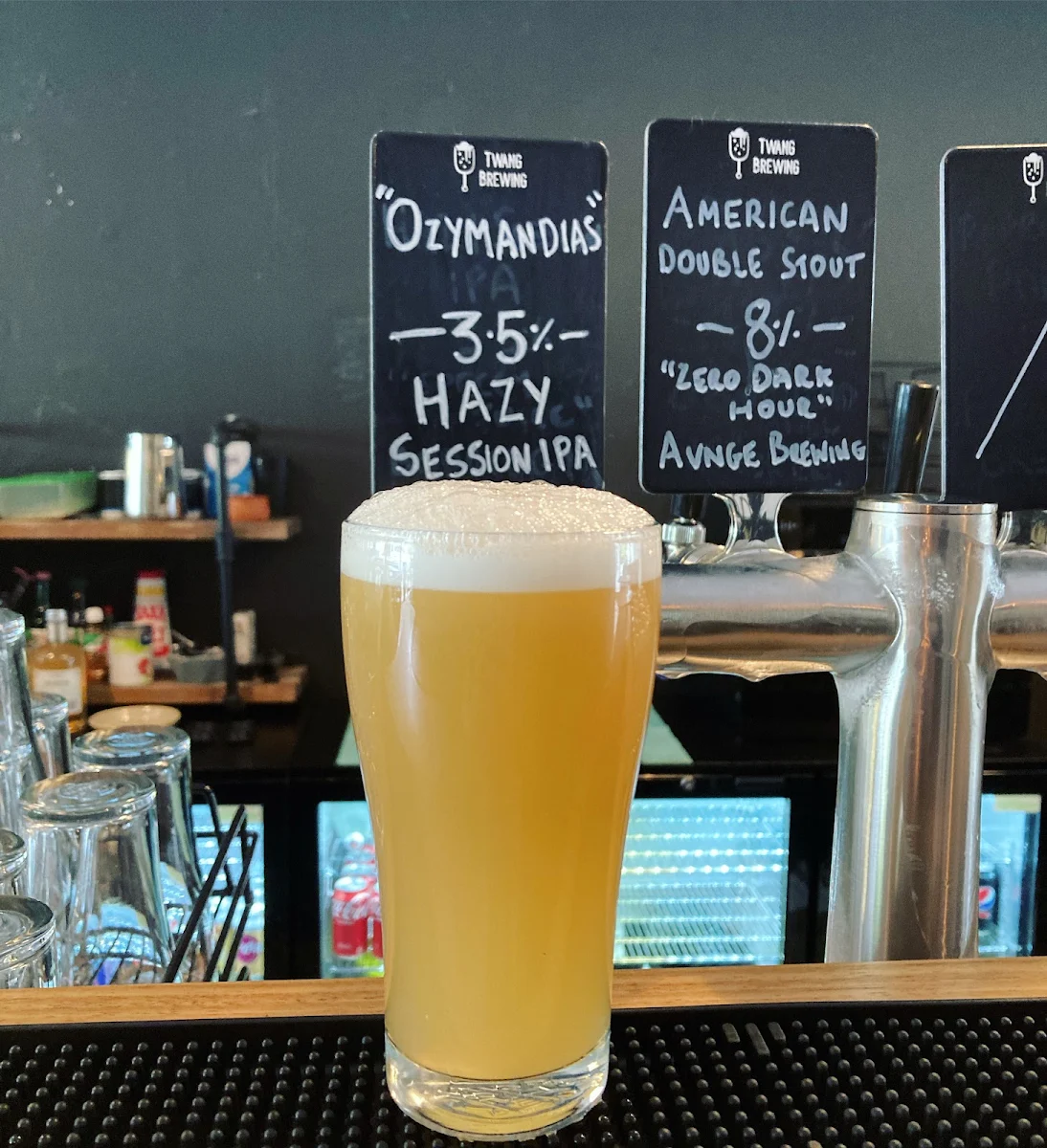 Menu, Twang Brewing