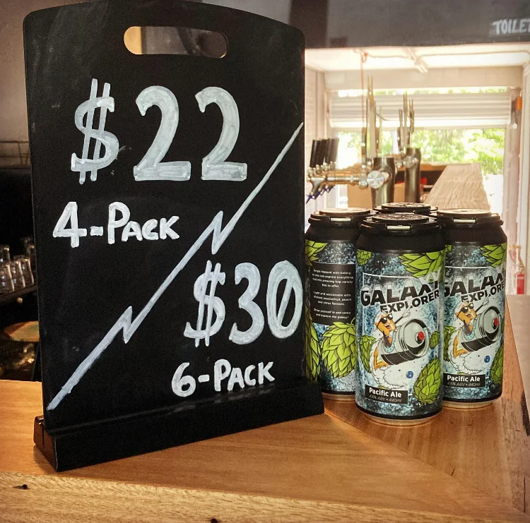 Menu, Twang Brewing
