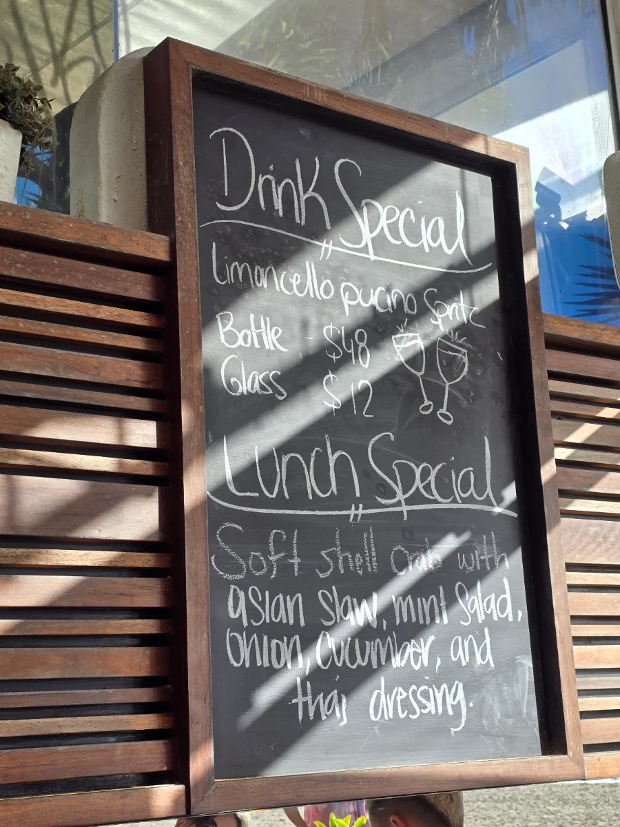 Menu, Boardwalk Bistro on Hastings