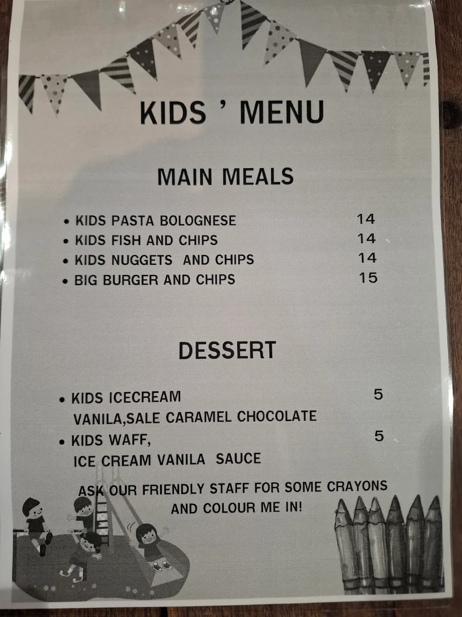 Menu, Stringybark Cottage Winery & Restaurant