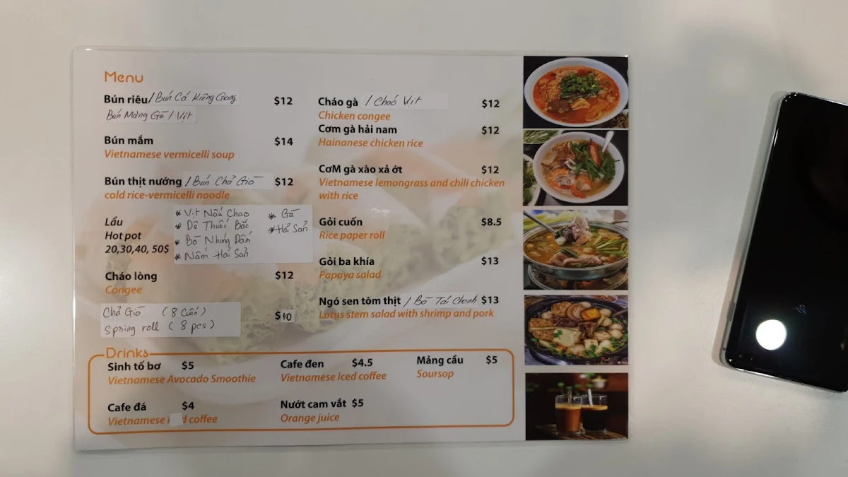 Menu, Co Hai Quan