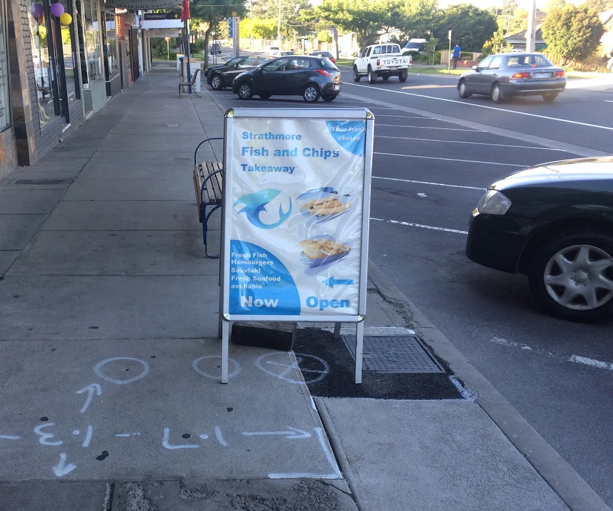 Menu, Strathmore Fish Supply - Fish & Chips