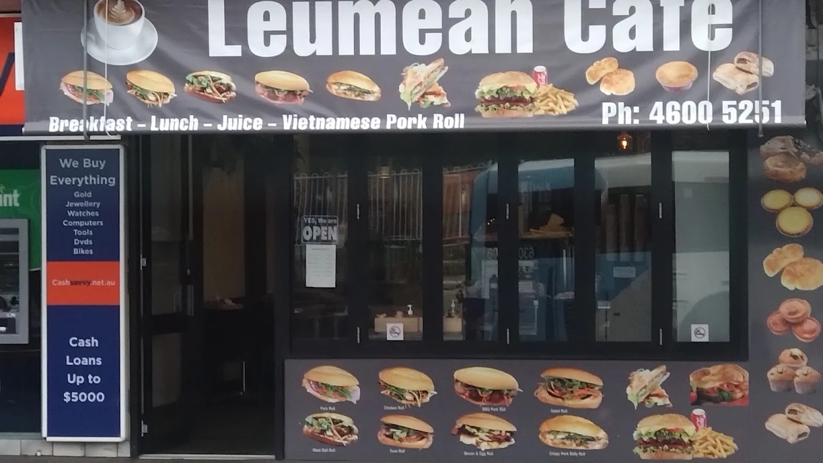 Menu, Leumeah Café
