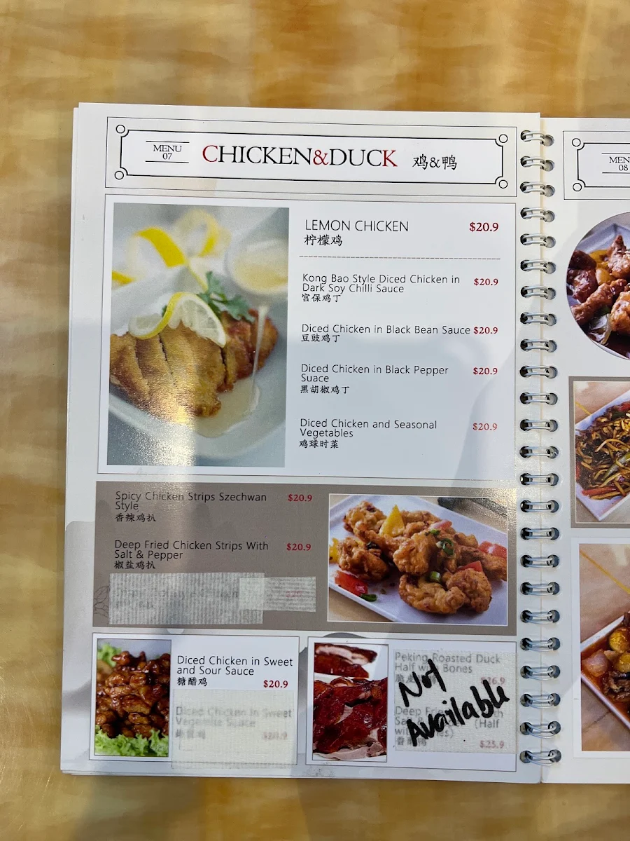 Menu, Camy Shanghai Dumpling House