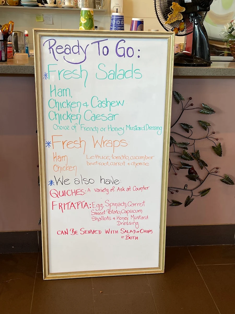 Menu, Sugar Plum Tea & Coffee House
