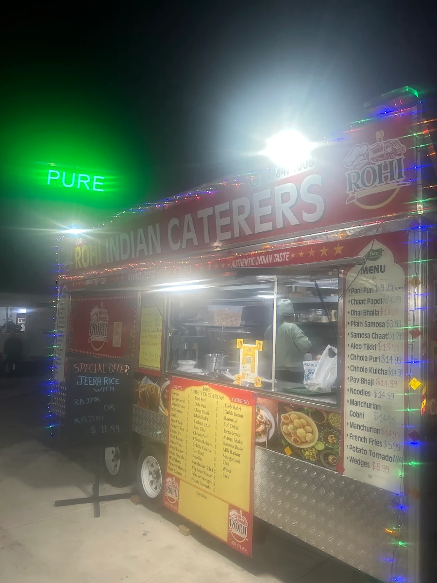 Menu, ROHI INDIAN CATERERS, Best Chole Bhature, pani Puri, gol gappe, Masala dosa, paneer pakoda, pav bhaji, IndoChinese,shakes