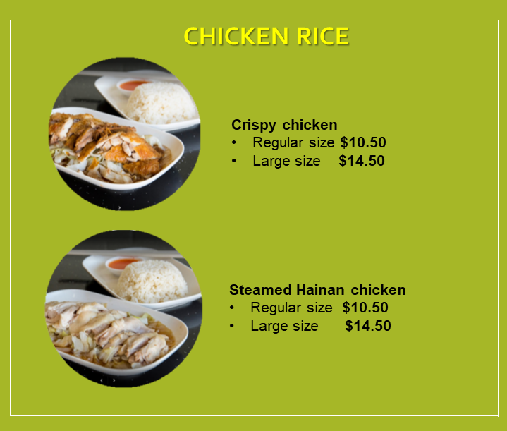 Menu, Tie Twist Cafe
