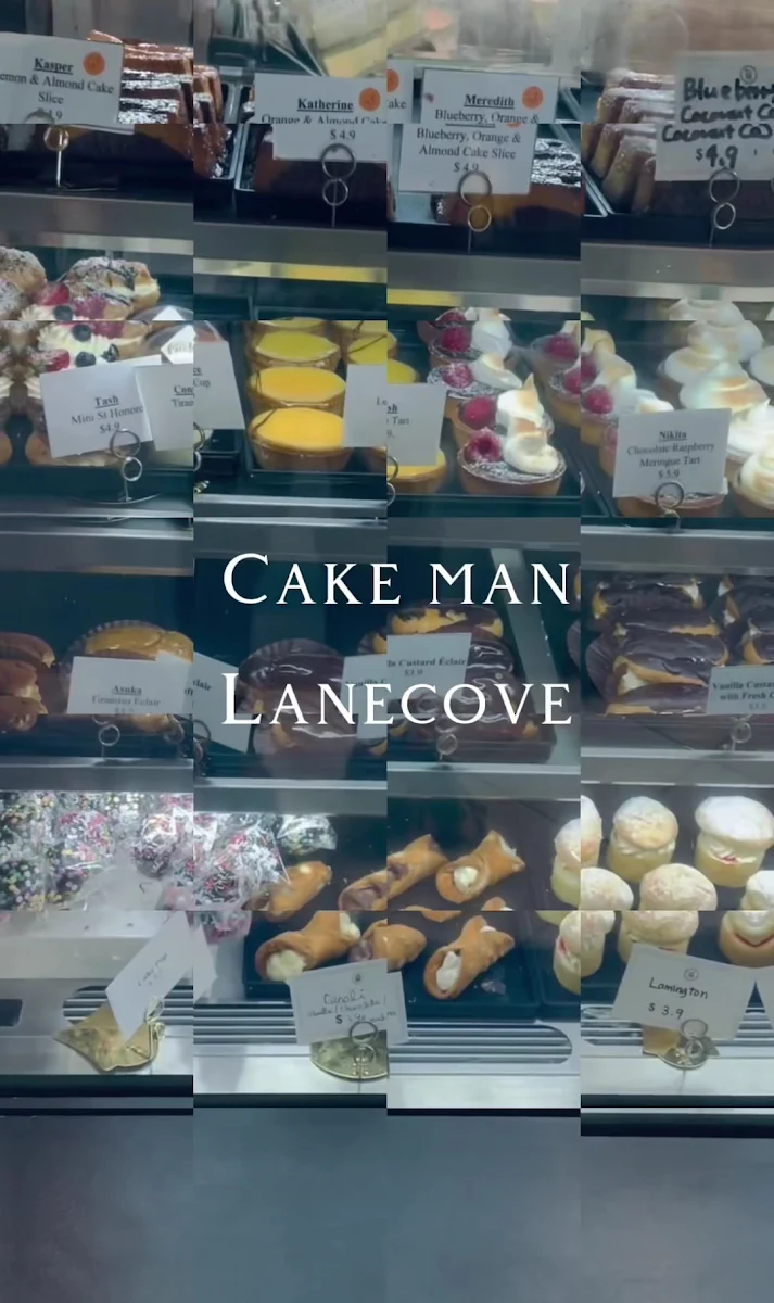 Menu, The CakeMan