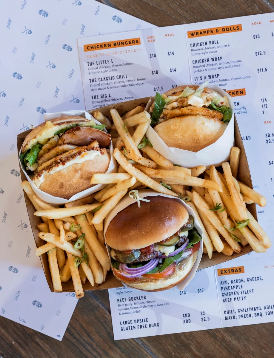 Menu, Little L Burgers