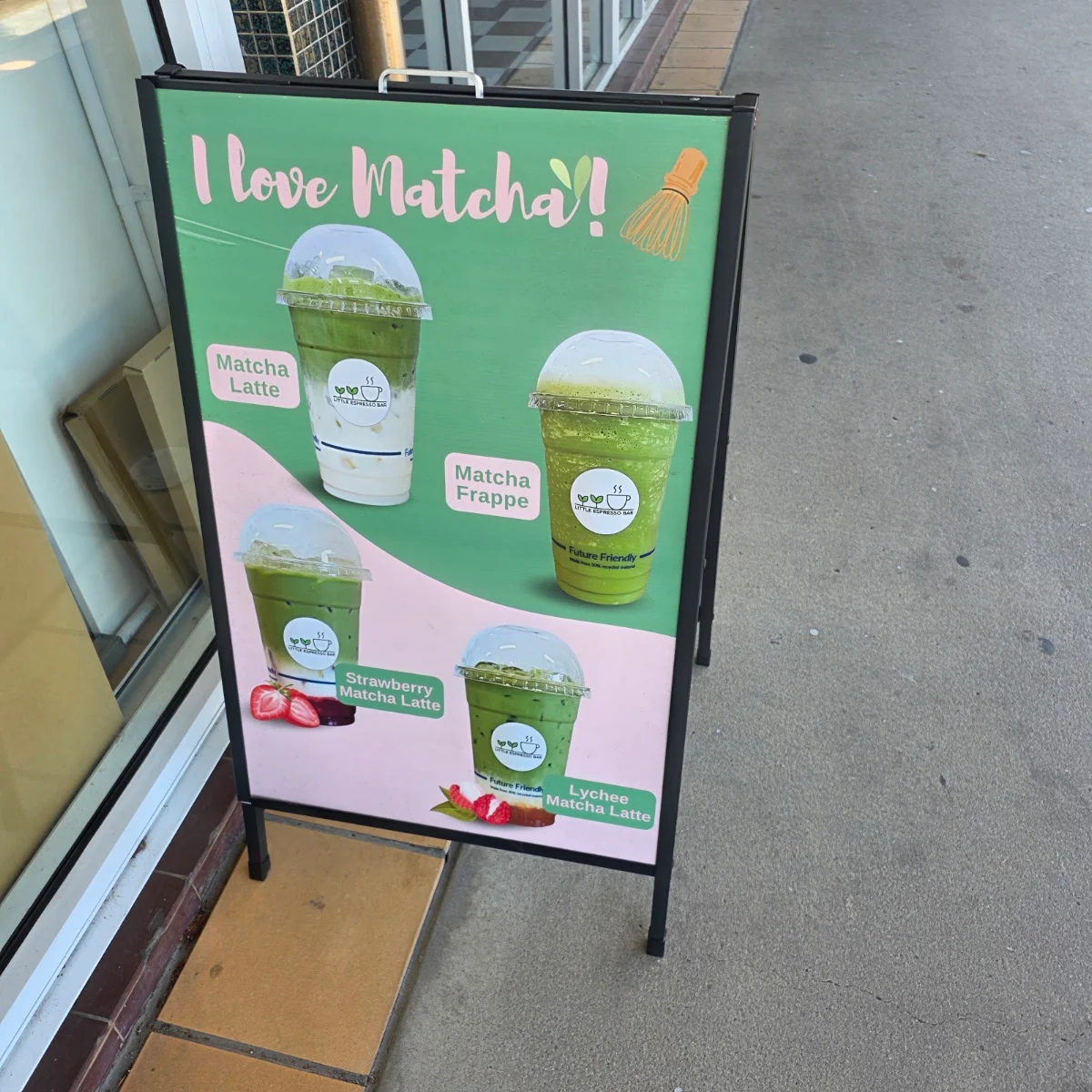 Menu, LITTLE ESPRESSO BAR