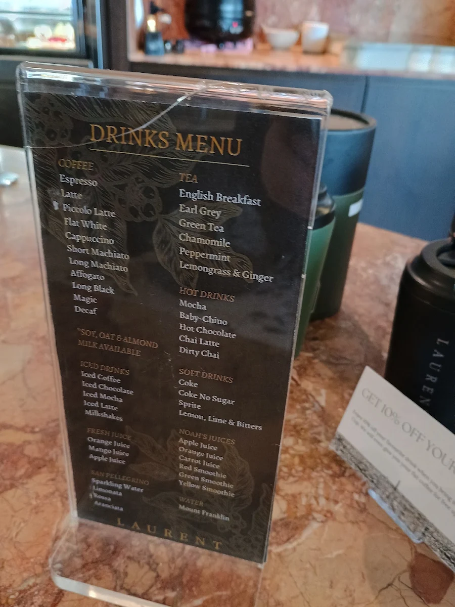 Menu, Laurent