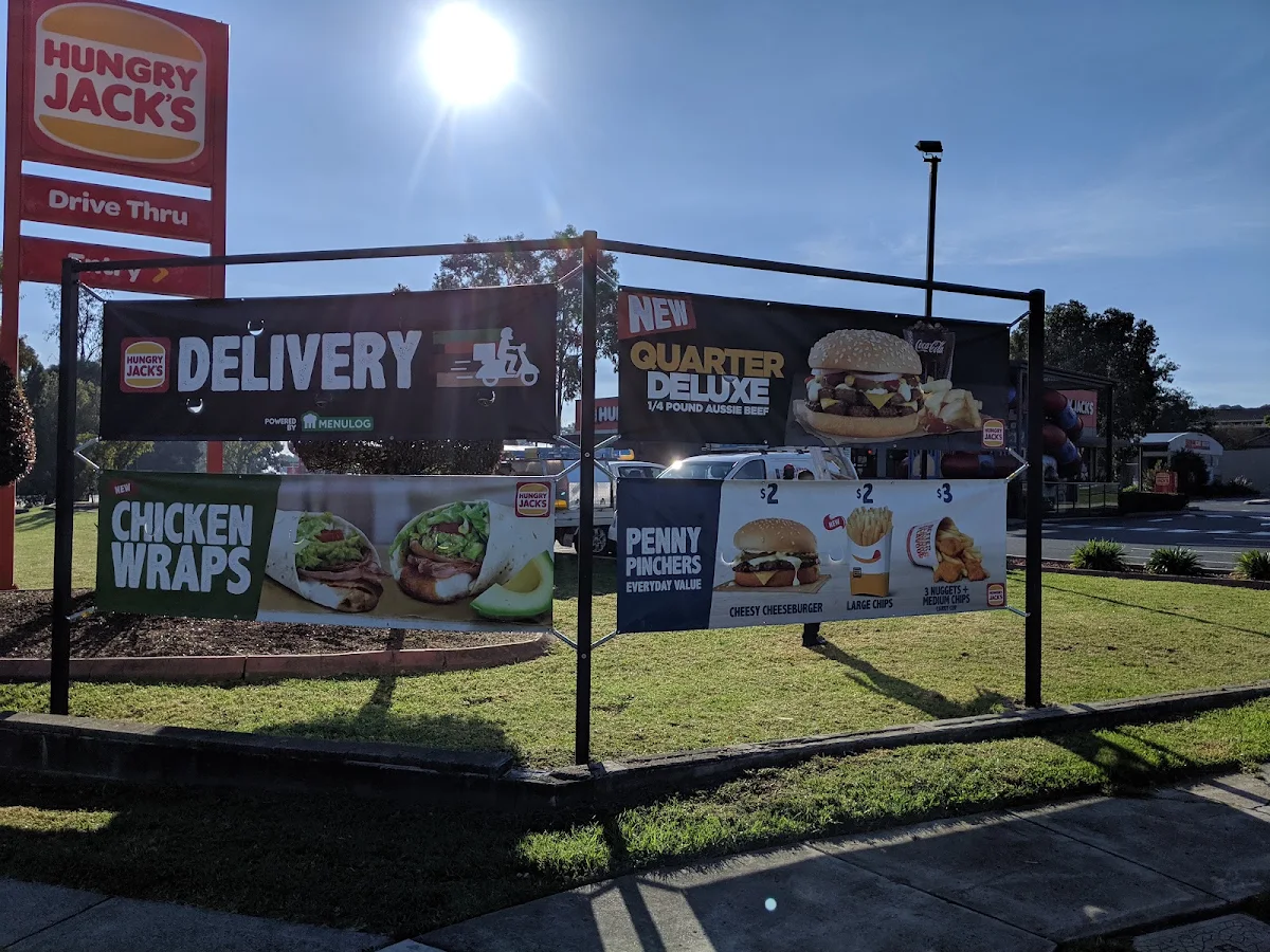 Menu, Hungry Jack's Burgers Cabramatta