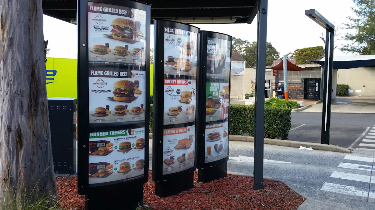 Menu, Hungry Jack's Burgers Cabramatta
