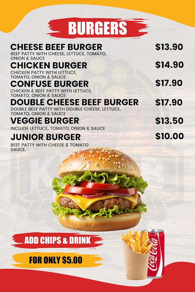 Menu, Kebab Familia