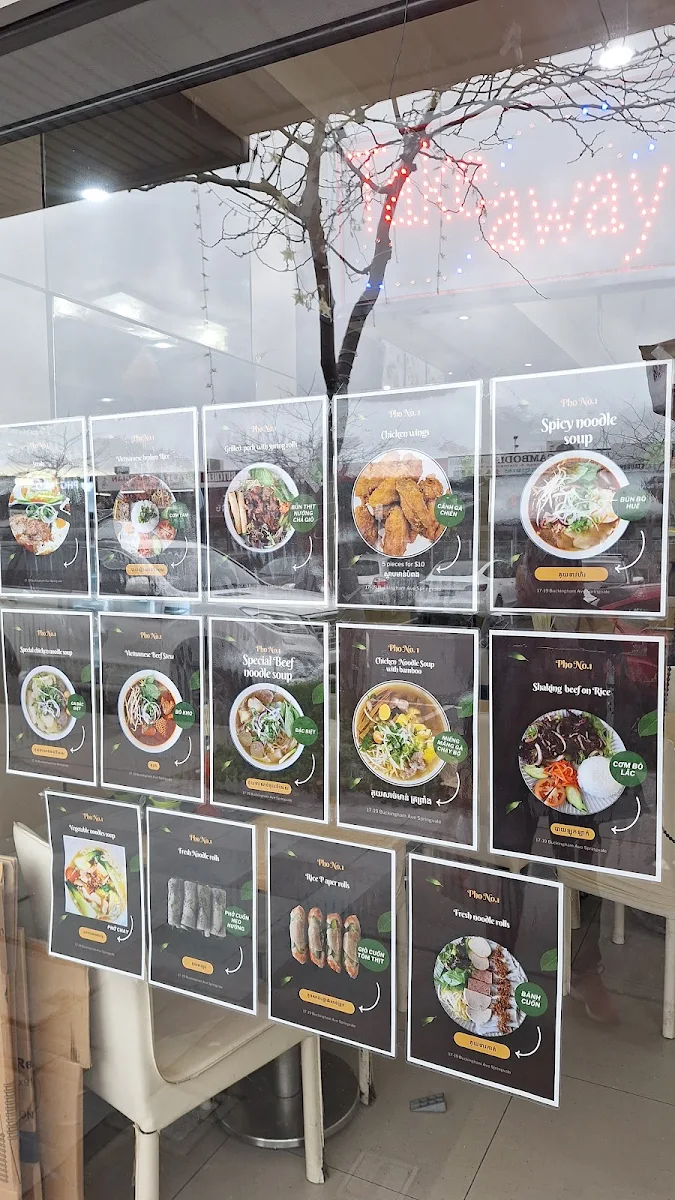 Menu, Pho No.1