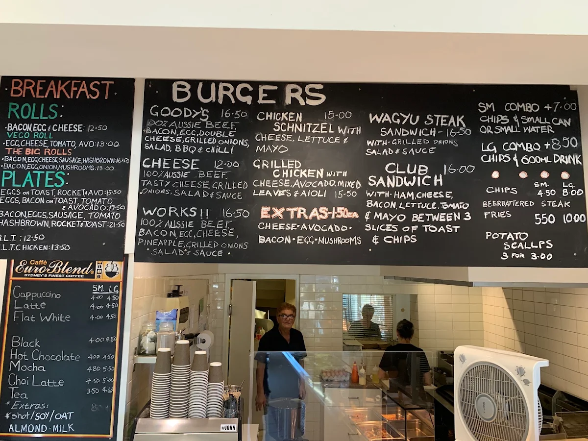 Menu, Goody's Take-Away