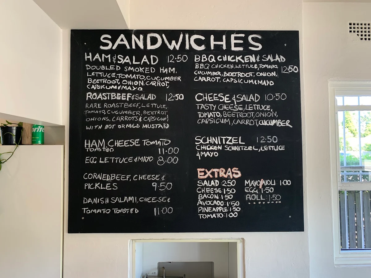 Menu, Goody's Take-Away