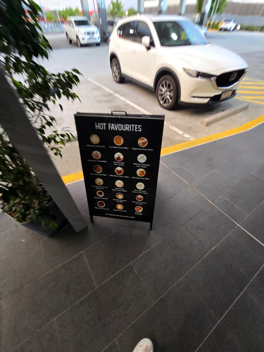 Menu, Zarraffa's Coffee Olsen Avenue
