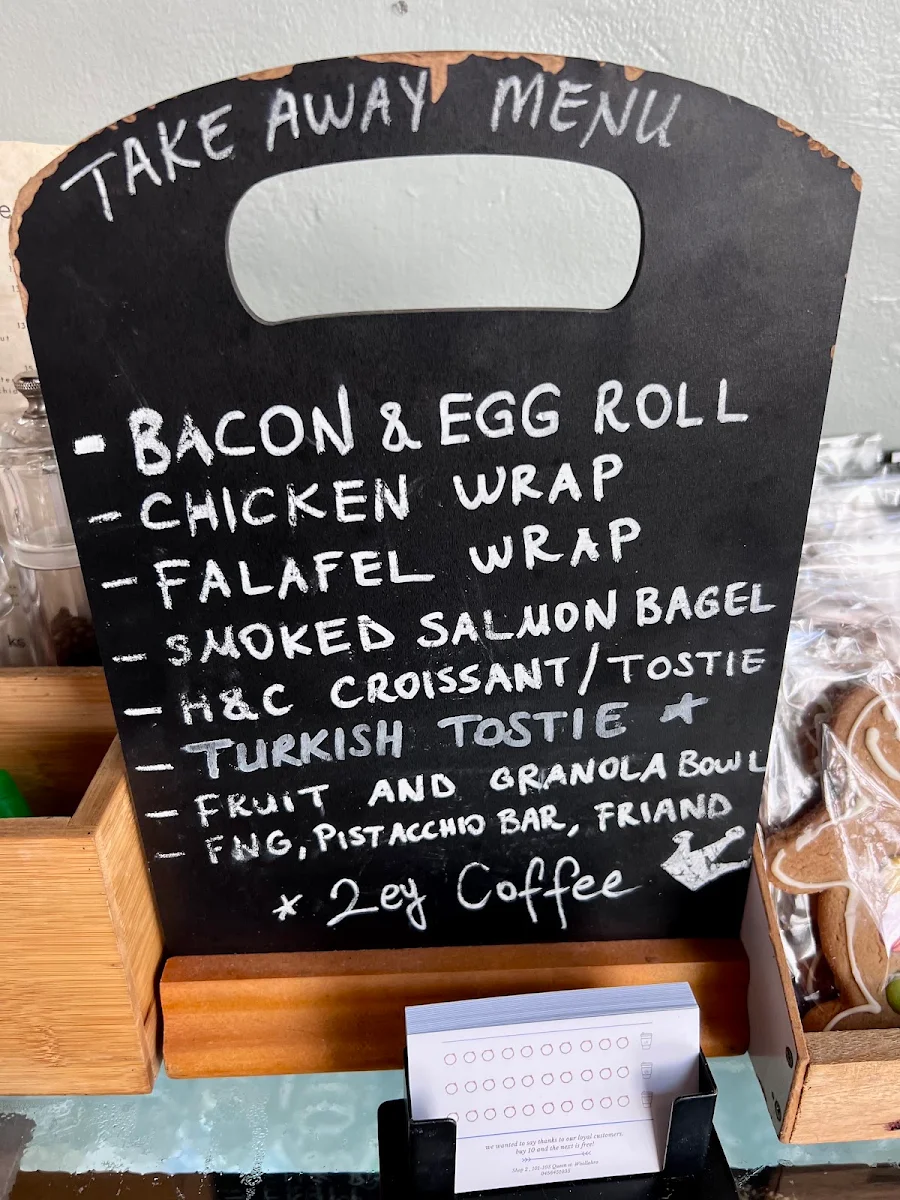 Menu, Zey Queen st.