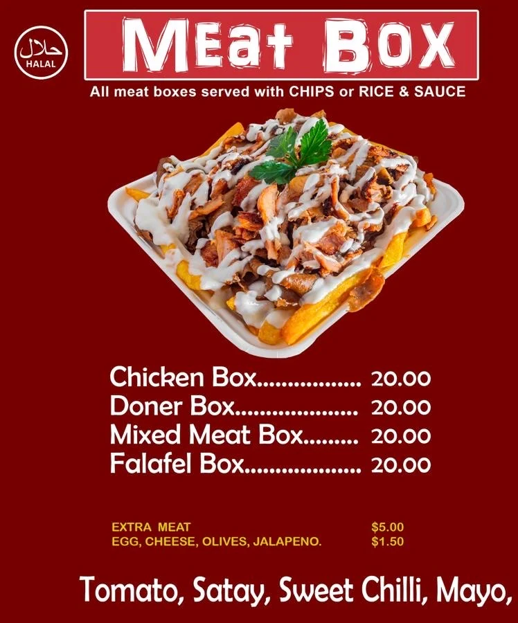 Menu, Zoom Kebabs