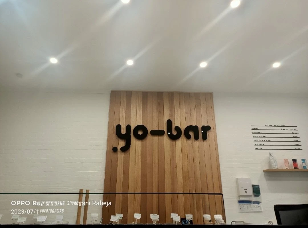 Menu, YO-BAR