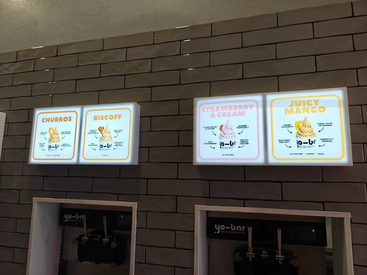Menu, YO-BAR