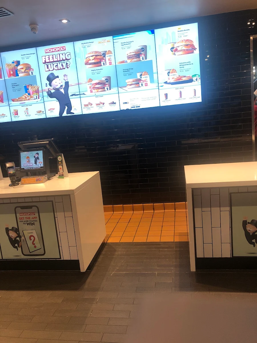 Menu, McDonald's Lithgow