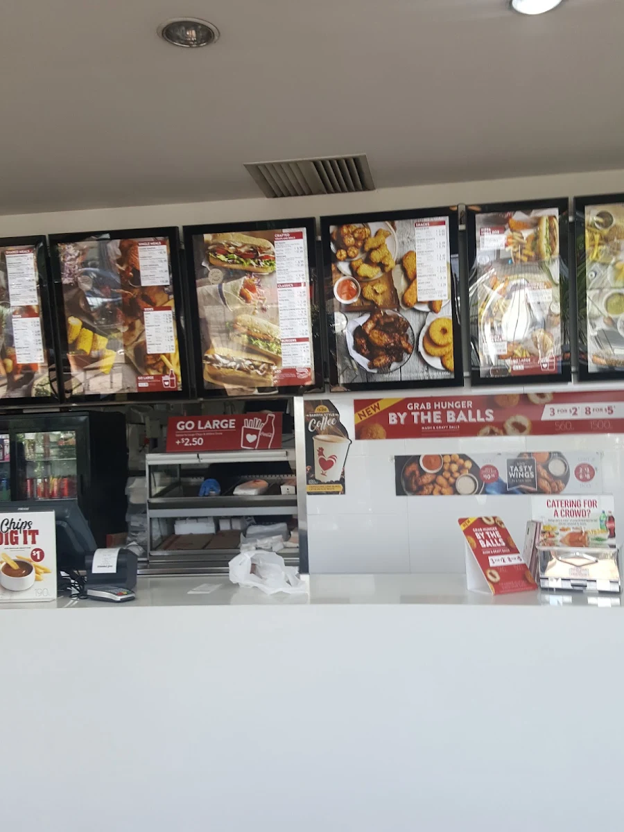 Menu, Red Rooster Coburg