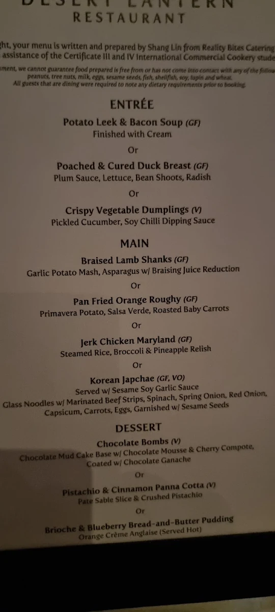 Menu photo 1