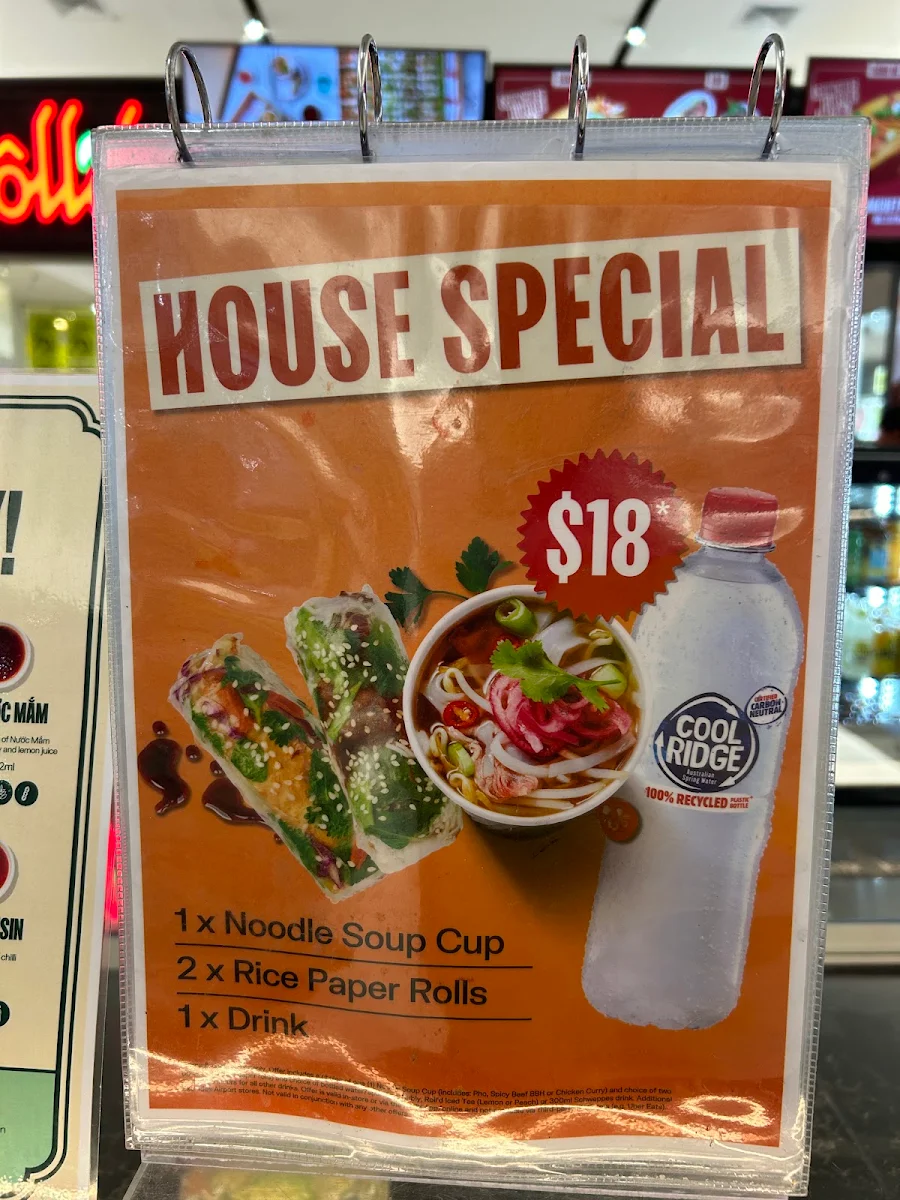 Menu, Roll'd Elanora
