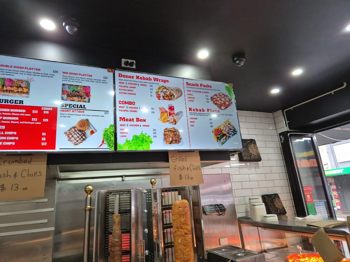 Menu, Kebab Frenzy