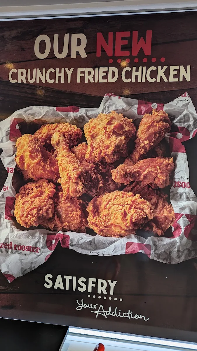 Menu, Red Rooster Deer Park