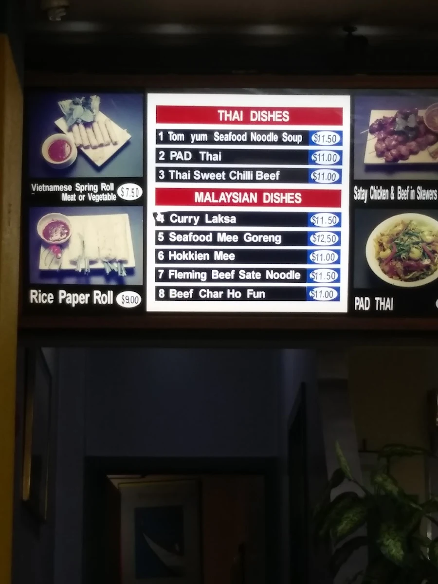 Menu, Noodle Jone