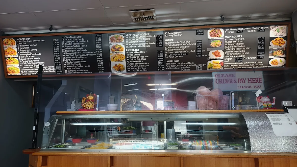 Menu, Noodle Jone