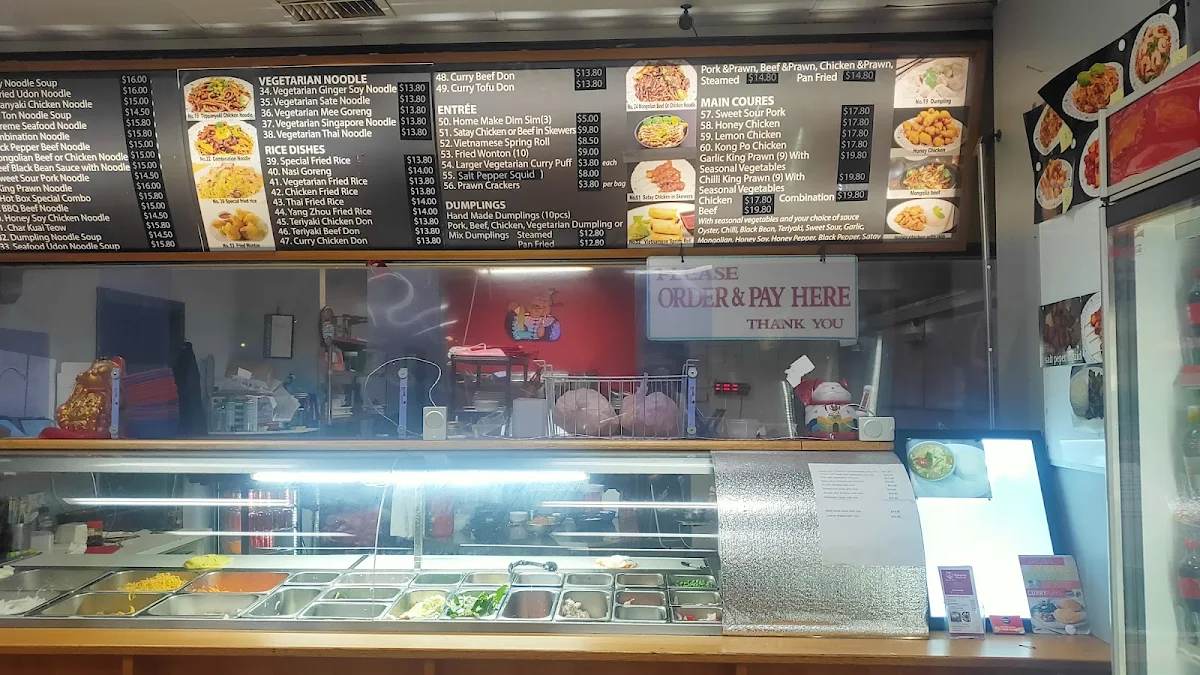 Menu, Noodle Jone