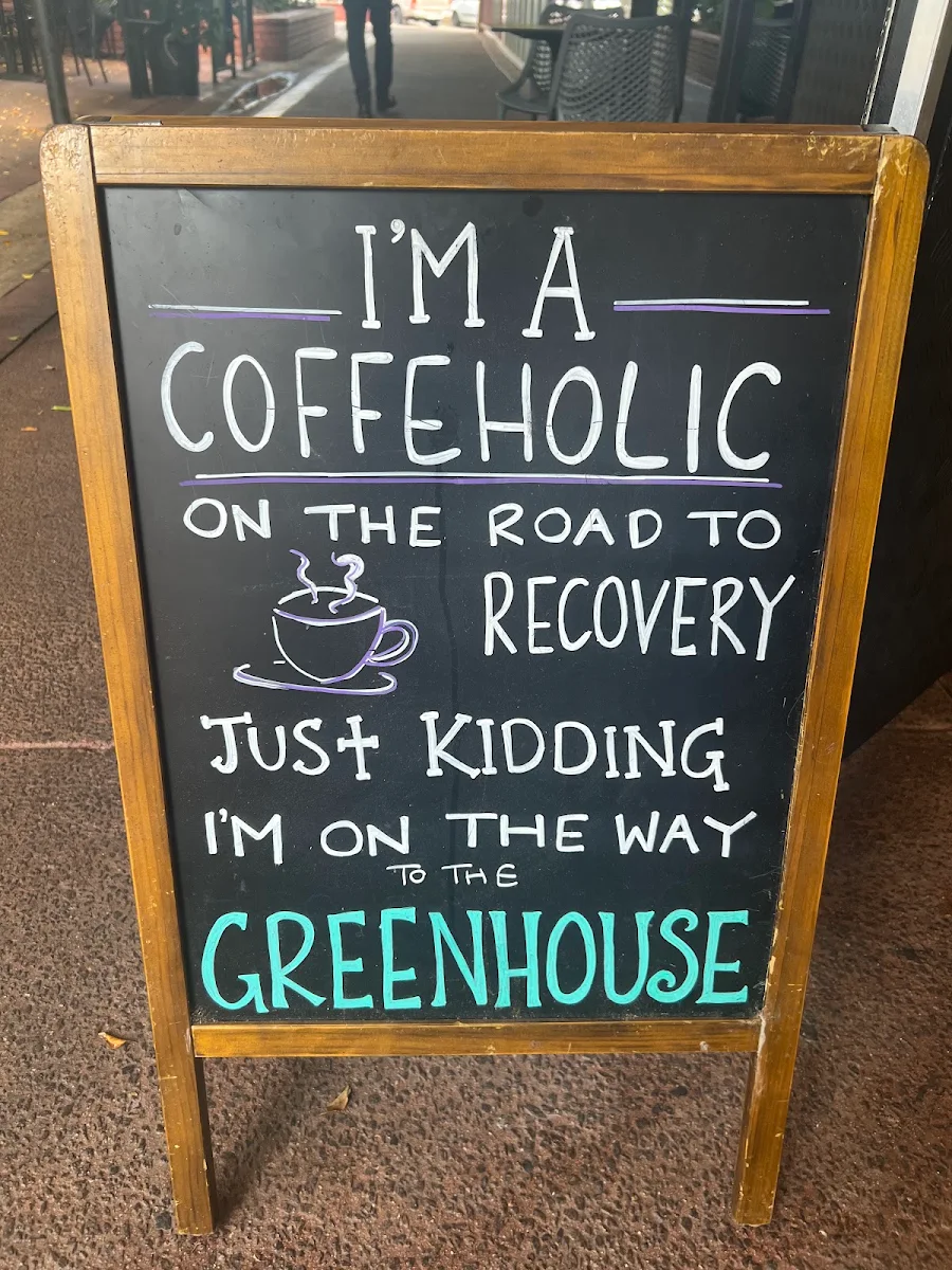 Menu, The Greenhouse