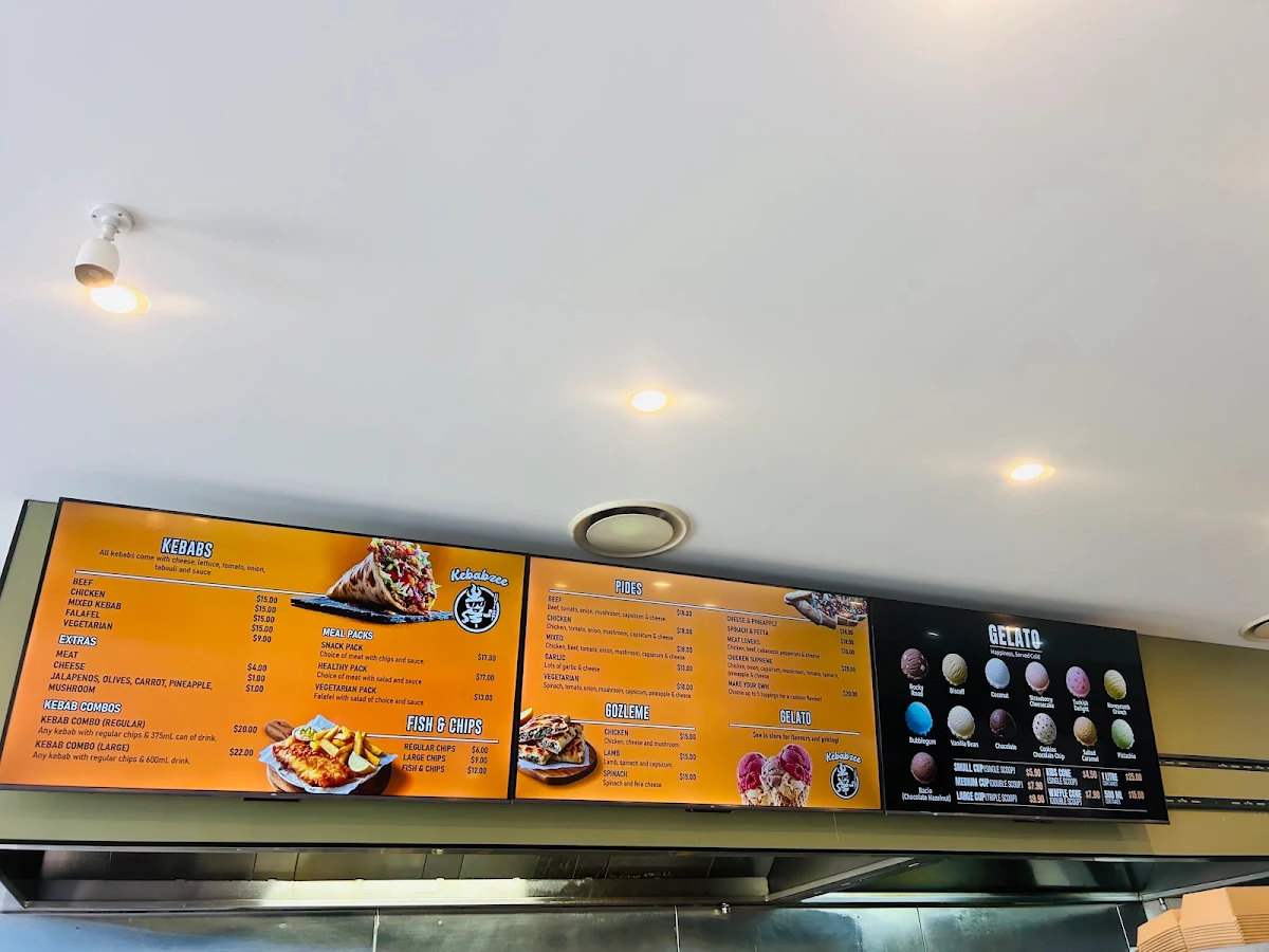 Menu, Kebabzee