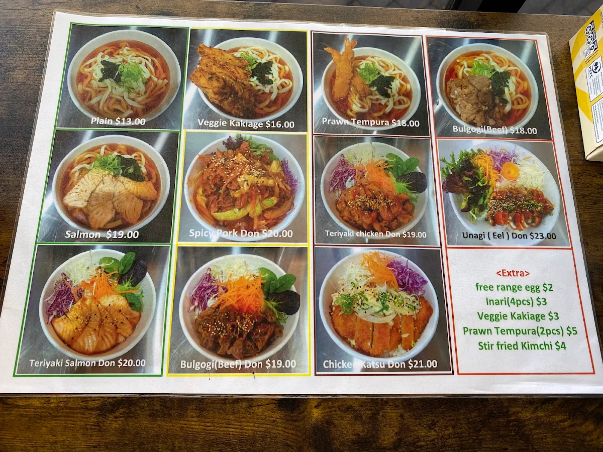 Menu, DAOR Sushi & Lunch box