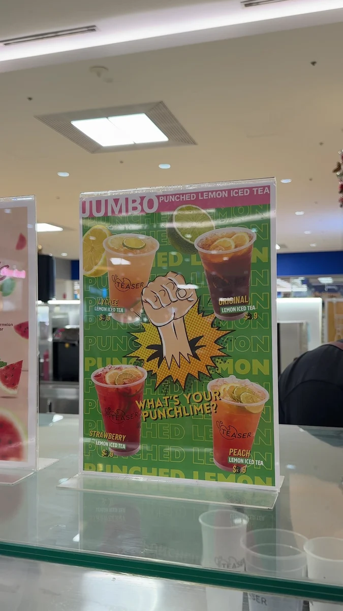 Menu, Teaser Rockdale Bubbletea and Dessert