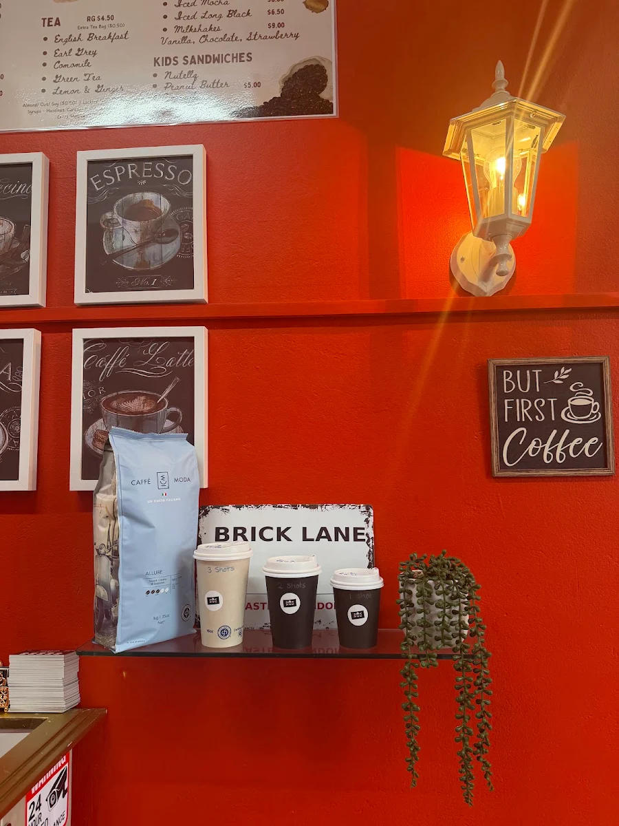Menu, Essex & Co Cafe